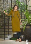 Aarvi By Kadlee Viscose Weaving Designer Kurtis Suppliers In India